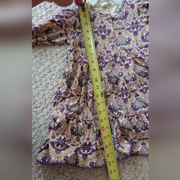 Kate Quinn Folk Floral Prairie Dress SIZE 3T - Picture 7 of 13